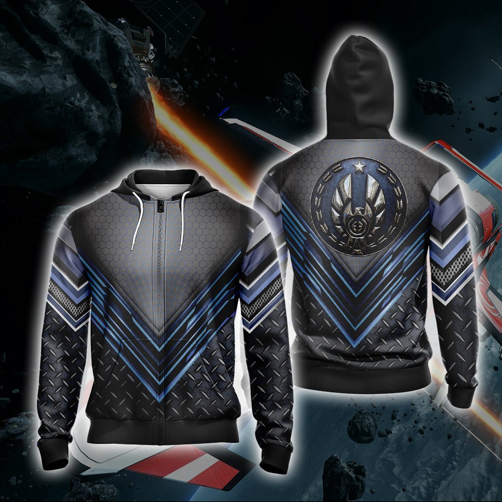 Star Citizen - Citizen spotlight Unisex 3D T-shirt Zip Hoodie