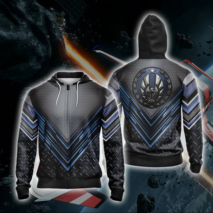 Star Citizen - Citizen spotlight Unisex 3D T-shirt Zip Hoodie
