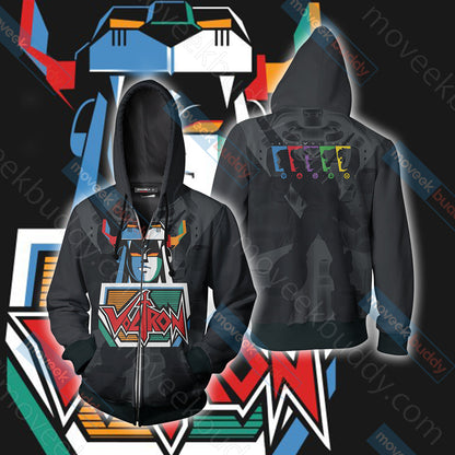 Voltron: Legendary Defender New Unisex 3D T-shirt Zip Hoodie