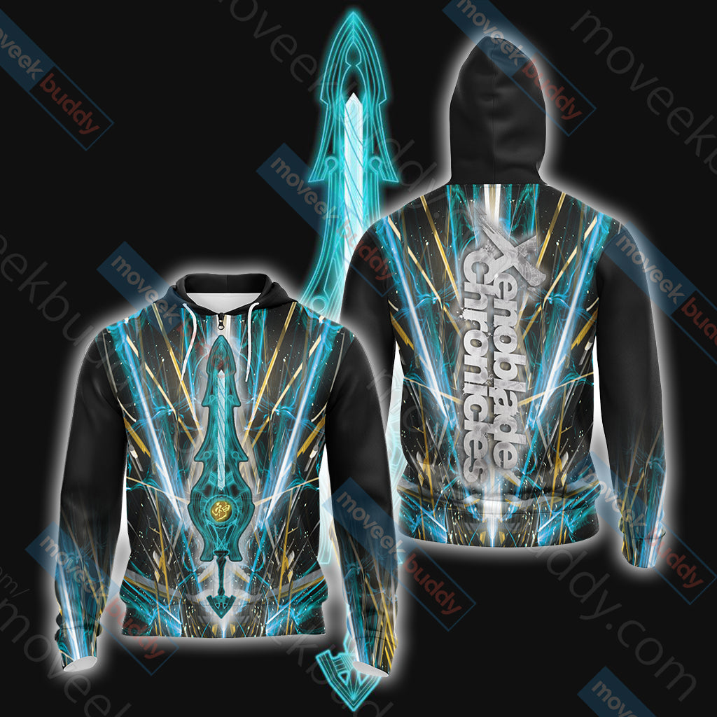 Xenoblade Chronicles - Monado III Unisex 3D T-shirt Zip Hoodie