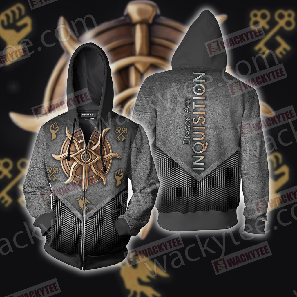 Dragon Age - Inquisition Unisex 3D T-shirt Zip Hoodie