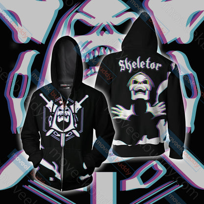 He-man Skeletor Unisex 3D T-shirt Zip Hoodie