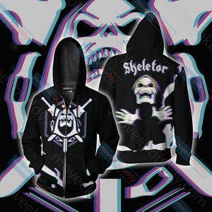 He-man - Skeletor Unisex 3D T-shirt Zip Hoodie XS 