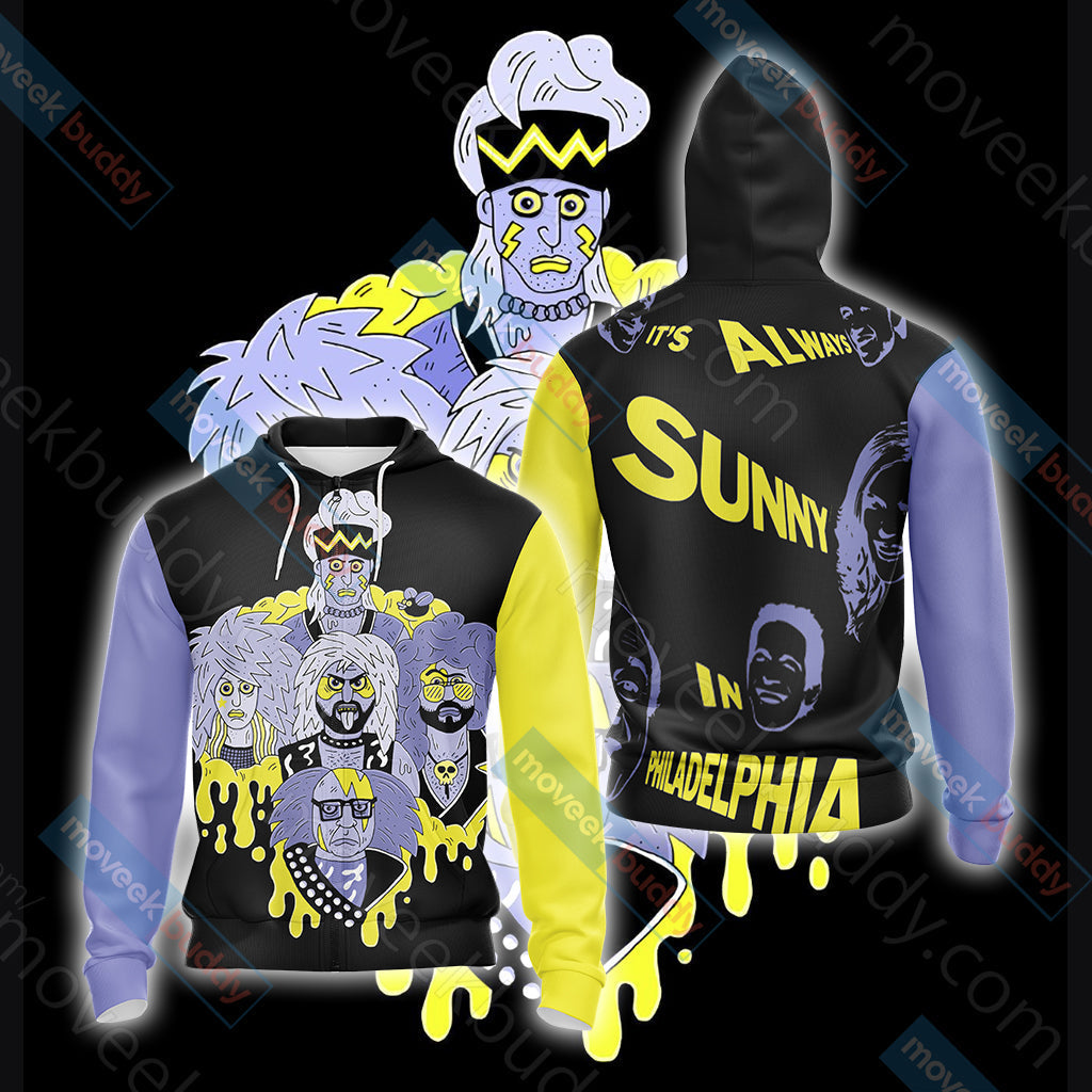 It's Always Sunny in Philadelphia Unisex 3D T-shirt Zip Hoodie