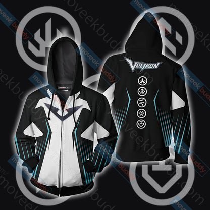 Voltron: Legendary Defender Unisex 3D T-shirt Zip Hoodie