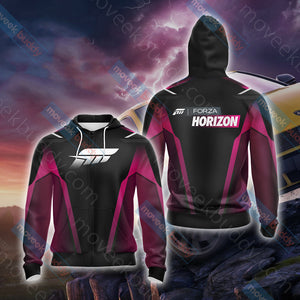 Forza Horizon Unisex 3D T-shirt Zip Hoodie XS 