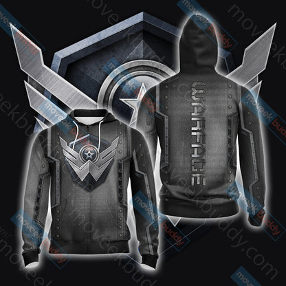 Warface Unisex 3D T-shirt Zip Hoodie