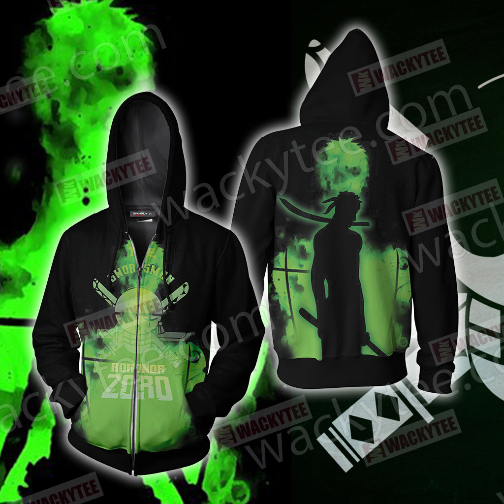 One Piece - Zoro New Style Unisex 3D T-shirt Zip Hoodie