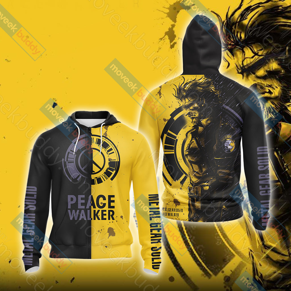 Metal Gear Solid: Peace Walker Unisex 3D T-shirt Zip Hoodie