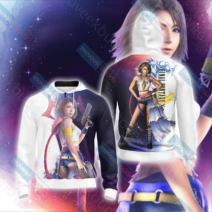 Final Fantasy X-2 - Yuna Unisex 3D T-shirt Zip Hoodie