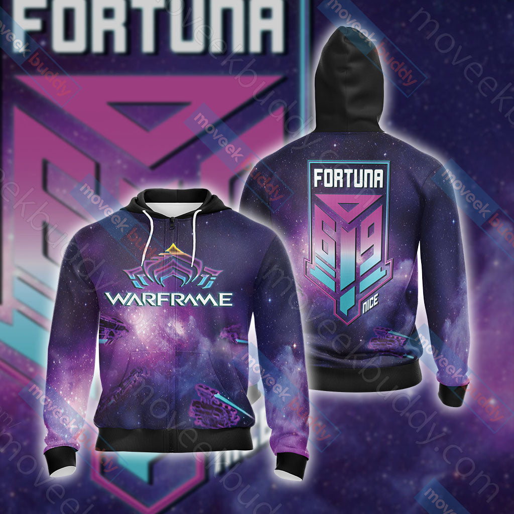 Warframe Unisex 3D T-shirt Zip Hoodie