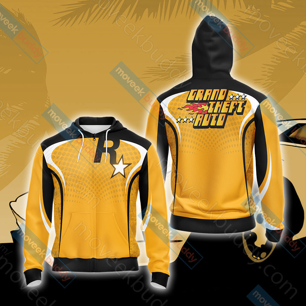 Grand Theft Auto New Unisex 3D T-shirt Zip Hoodie