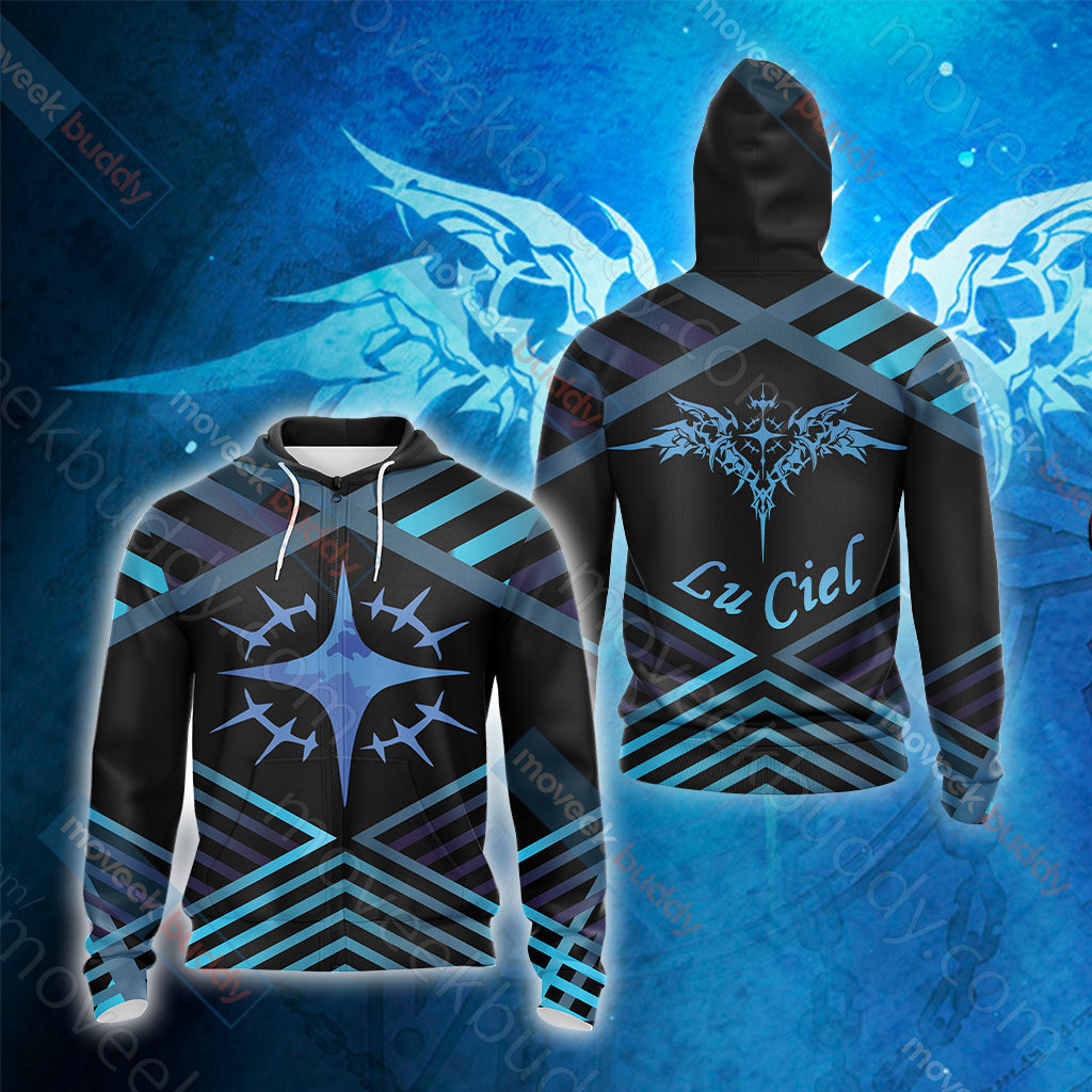 Elsword - LuCiel symbol Unisex 3D T-shirt Zip Hoodie