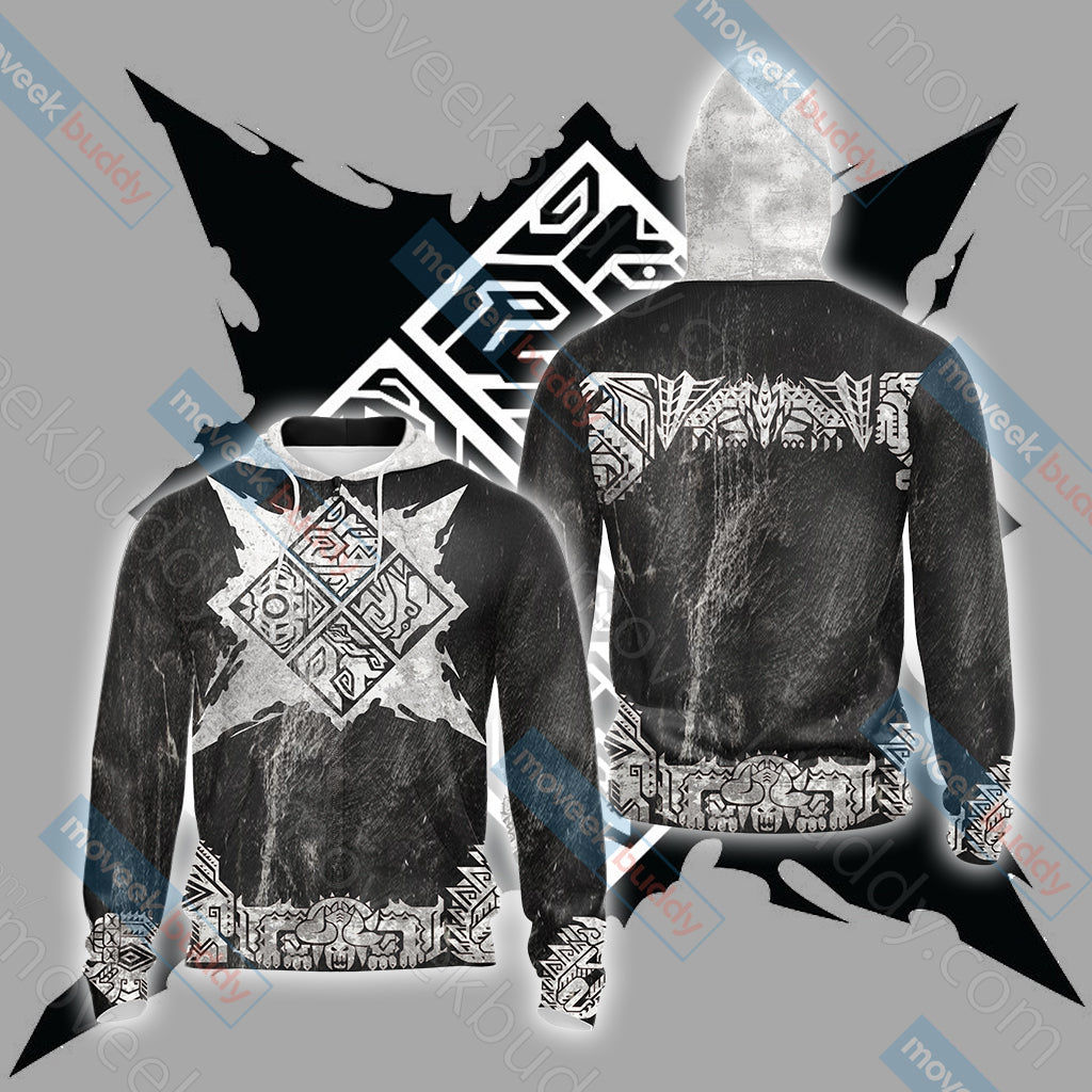 Monster Hunter Generations Unisex 3D T-shirt Zip Hoodie