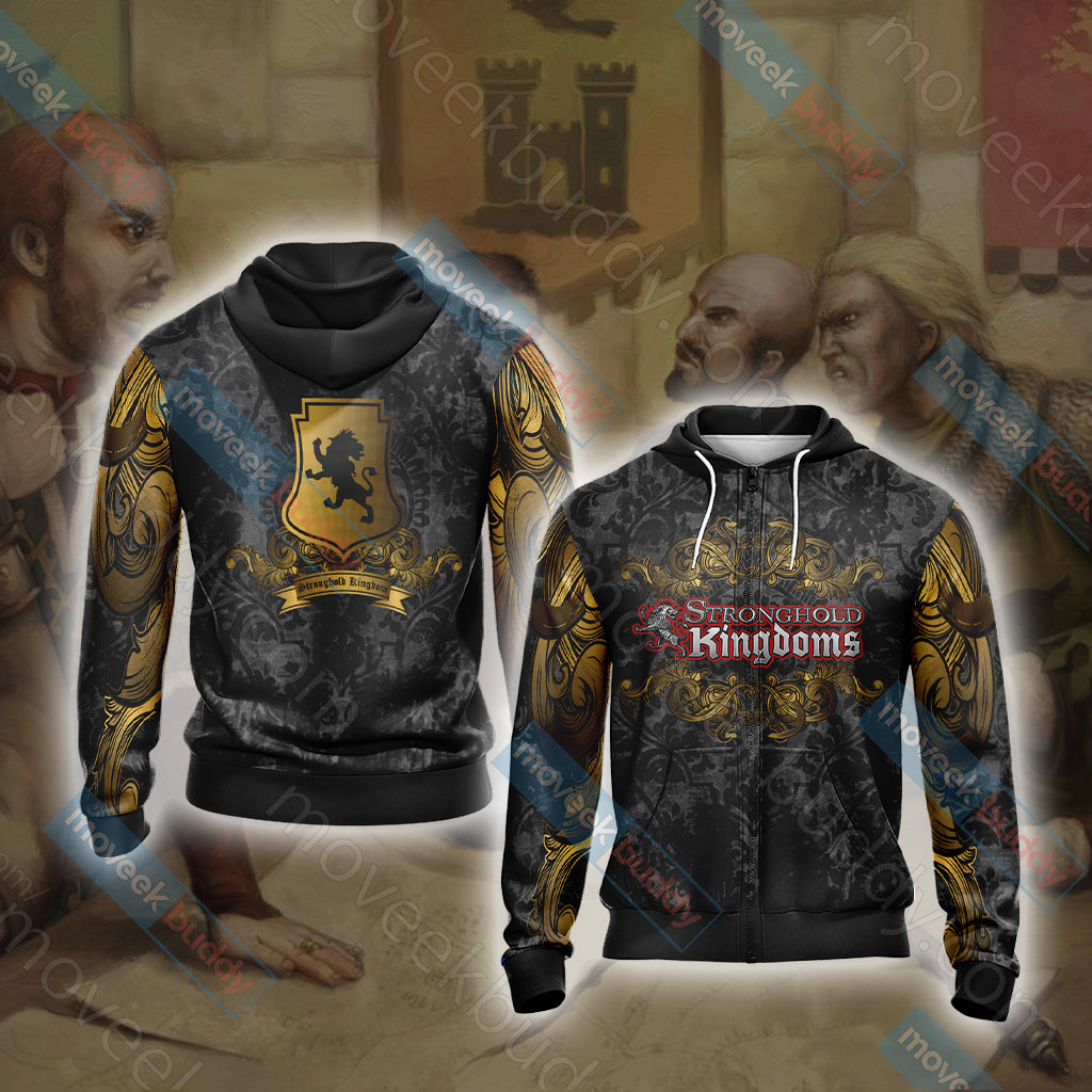 Stronghold Kingdoms Unisex 3D T-shirt Zip Hoodie