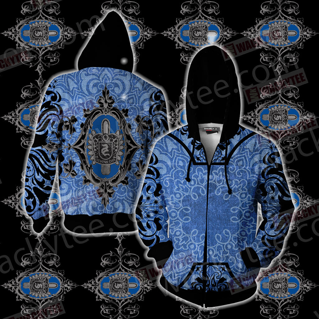 The Vampire Diaries Crest Unisex 3D T-shirt Zip Hoodie