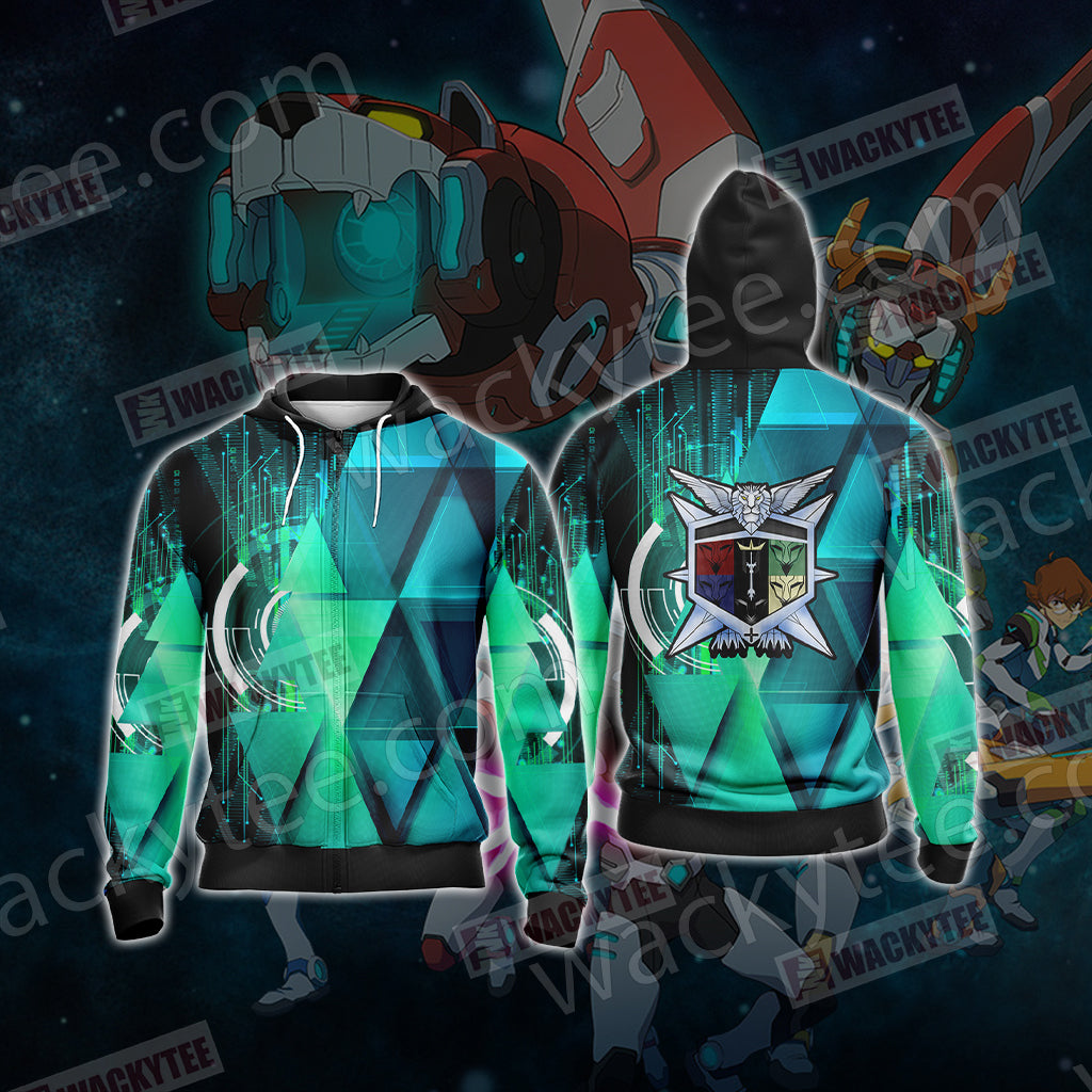 Voltron: Legendary Defender New Unisex 3D T-shirt Zip Hoodie