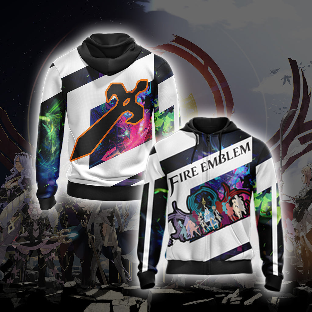 Fire Emblem Fates New Style Unisex 3D T-shirt Zip Hoodie