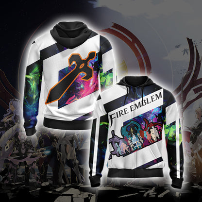 Fire Emblem Fates New Style Unisex 3D T-shirt Zip Hoodie