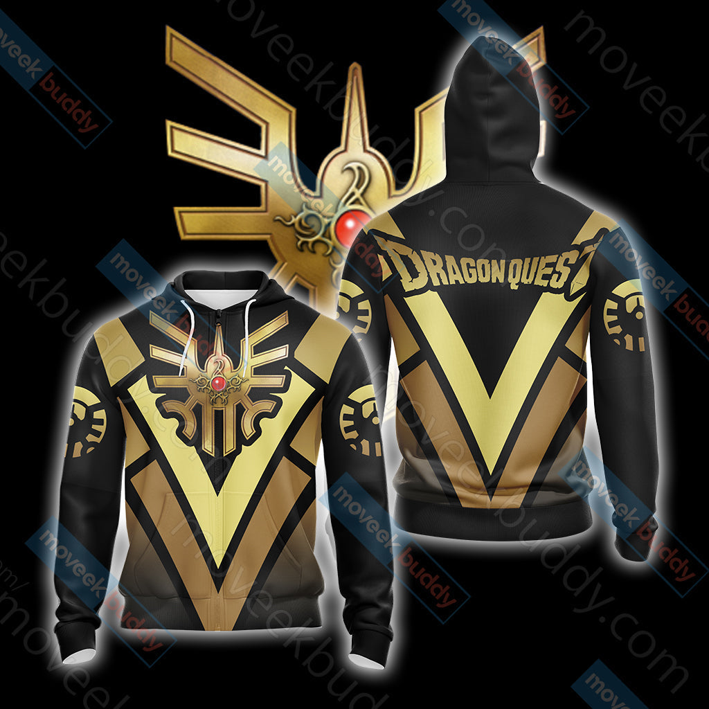 Dragon Quest New Unisex 3D T-shirt Zip Hoodie