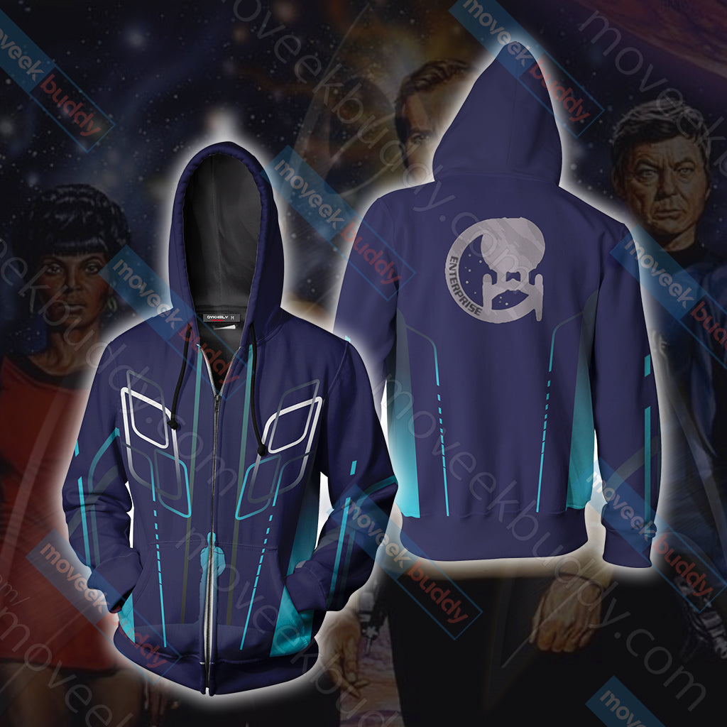 Star Trek - Sciences New Unisex 3D T-shirt Zip Hoodie