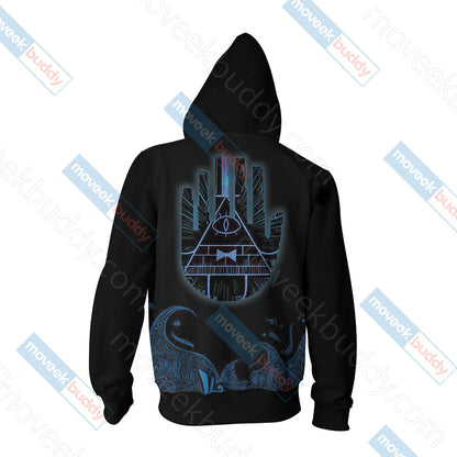 Gravity Falls - Bill Cipher Wheel Unisex 3D T-shirt
