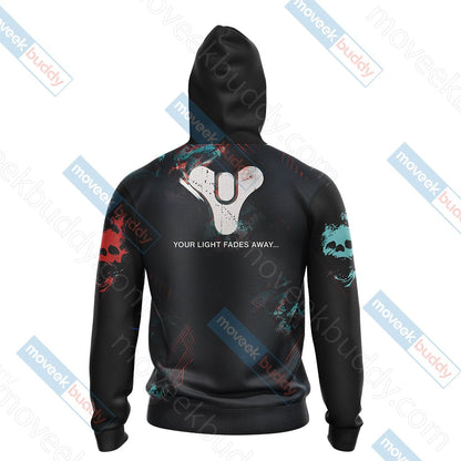 Destiny 2 New Style Unisex 3D T-shirt Zip Hoodie Pullover Hoodie