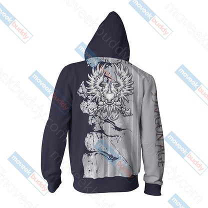 Dragon Age - Grey Warden symbol Unisex 3D T-shirt