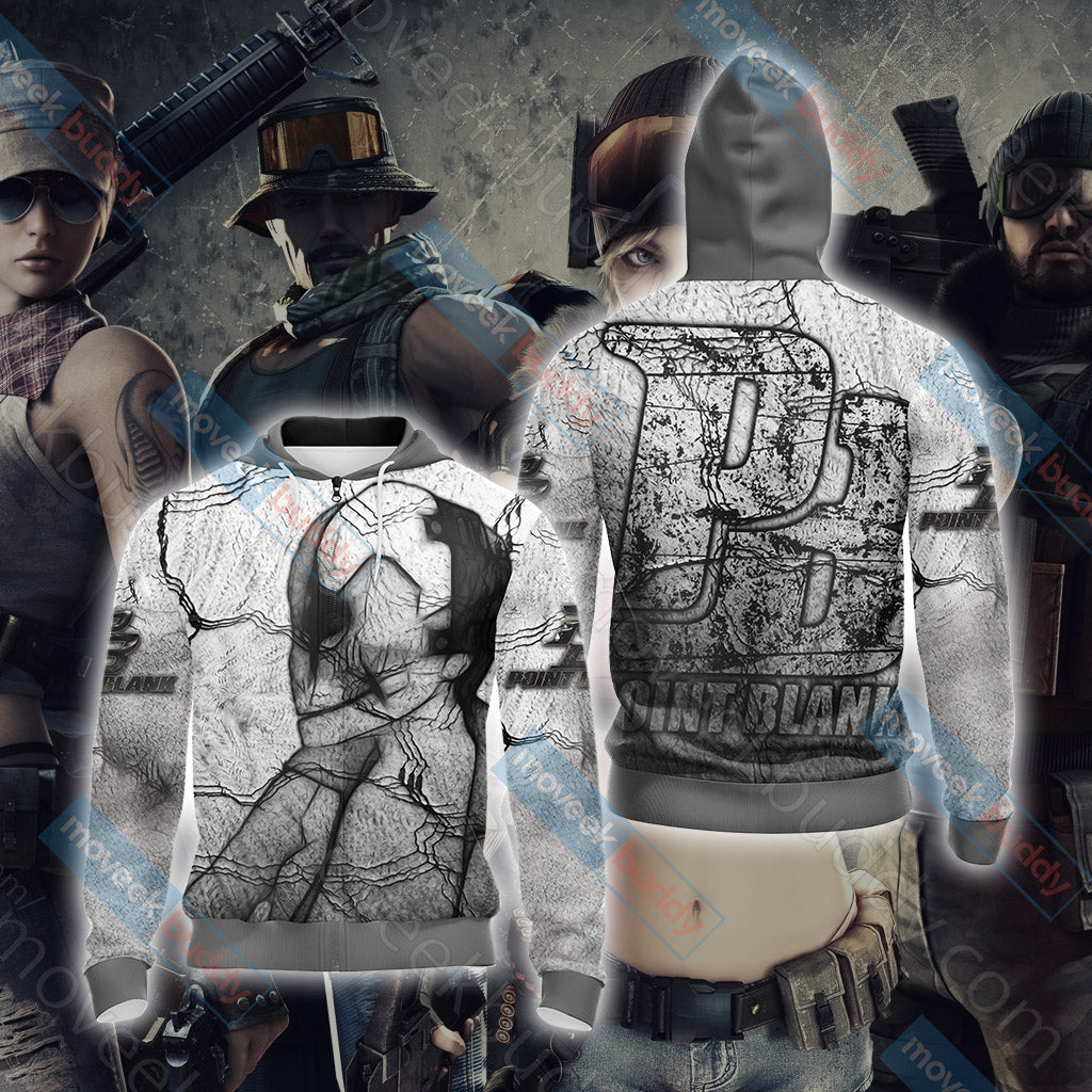 Point Blank (2008 video game) Unisex 3D T-shirt Zip Hoodie