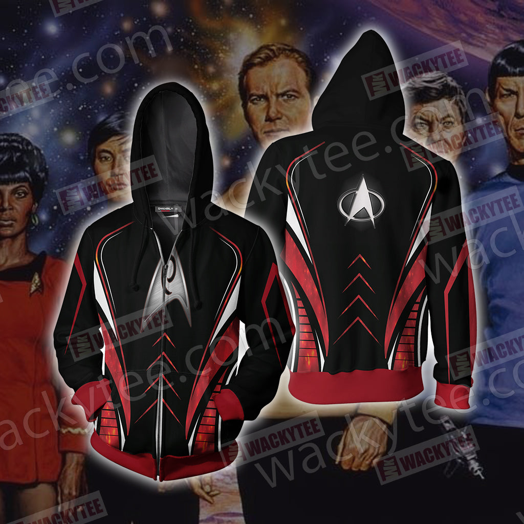 Star Trek - Engineering Unisex 3D T-shirt Zip Hoodie