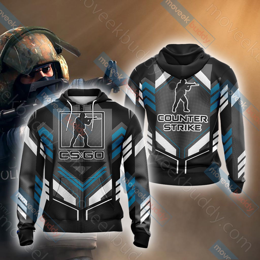 Counter-Strike New Unisex 3D T-shirt Zip Hoodie
