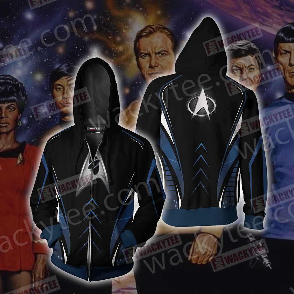 Star Trek - Sciences Unisex 3D T-shirt Zip Hoodie
