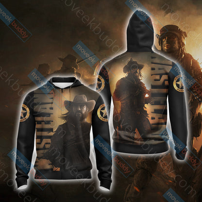 Wasteland Unisex 3D T-shirt Zip Hoodie