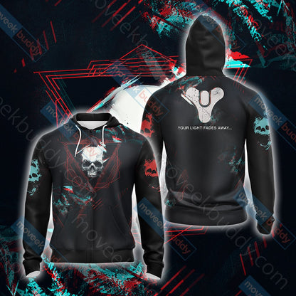 Destiny 2 New Style Unisex 3D T-shirt Zip Hoodie Pullover Hoodie Zip Hoodie