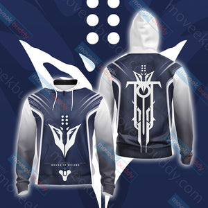 Destiny: House of Wolves New Unisex Zip Up Hoodie XS  