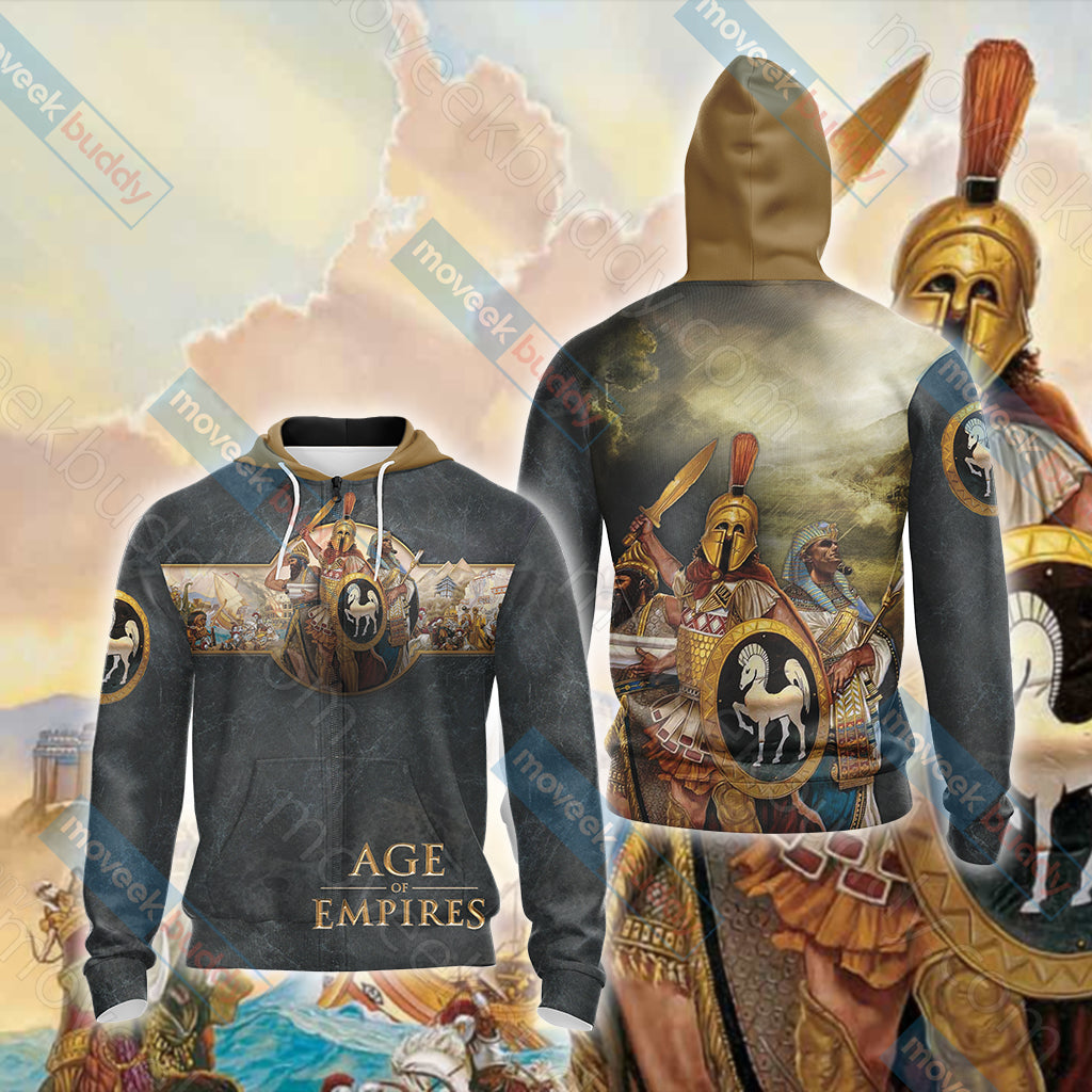 Age of Empires (video game) Unisex 3D T-shirt Zip Hoodie