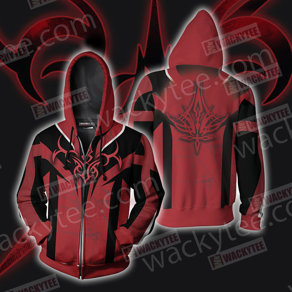 Fate/ Stay Night Symbol Unisex 3D T-shirt Zip Hoodie