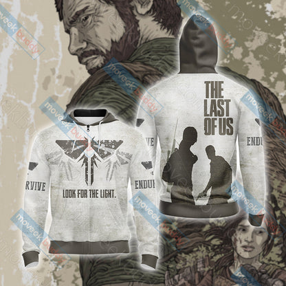 The Last of Us New Unisex 3D T-shirt Zip Hoodie