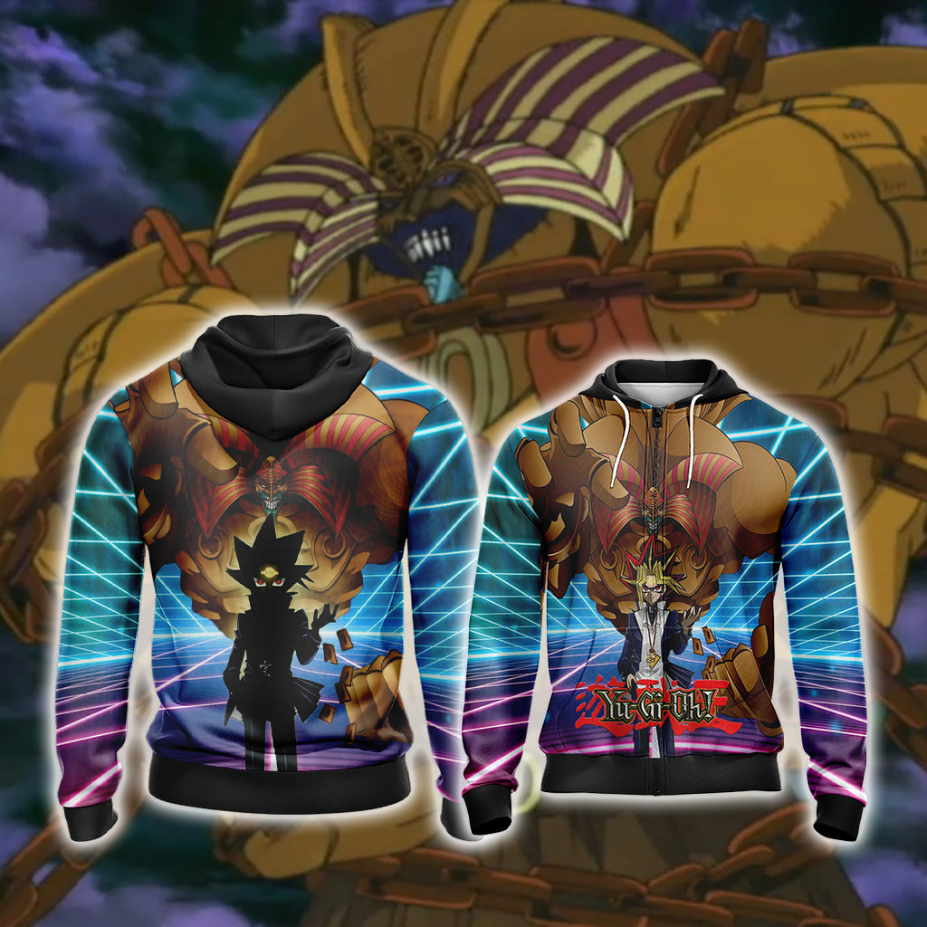 Yu-Gi-Oh! -Exodia and Yami Yugi Unisex 3D T-shirt Zip Hoodie