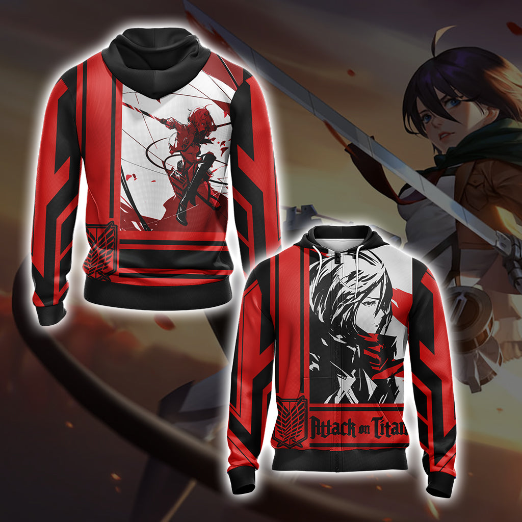 Attack on Titan - Mikasa Ackerman Unisex 3D T-shirt