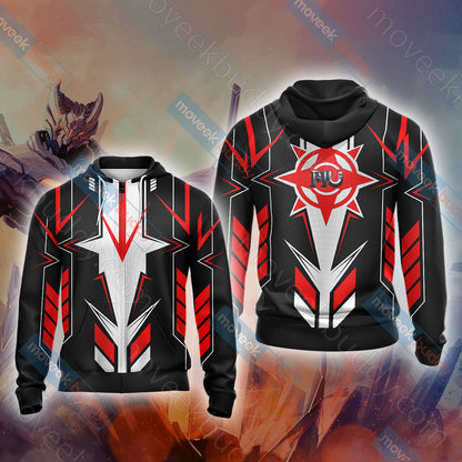 Mu Online Unisex 3D T-shirt Zip Hoodie
