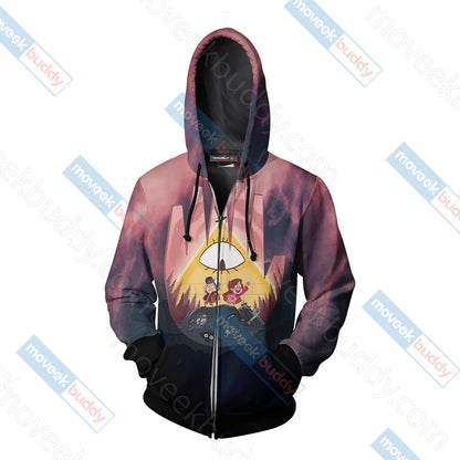 Gravity Falls Bill Cipher Wheel New Unisex 3D T-shirt