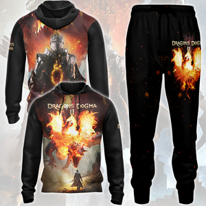 Dragon’s Dogma II Video Game All Over Printed T-shirt Tank Top Zip Hoodie Pullover Hoodie Hawaiian Shirt Beach Shorts Joggers   