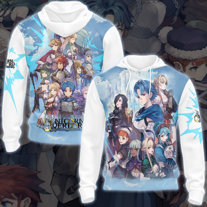 Unicorn Overlord Video Game All Over Printed T-shirt Tank Top Zip Hoodie Pullover Hoodie Hawaiian Shirt Beach Shorts Joggers Zip Hoodie