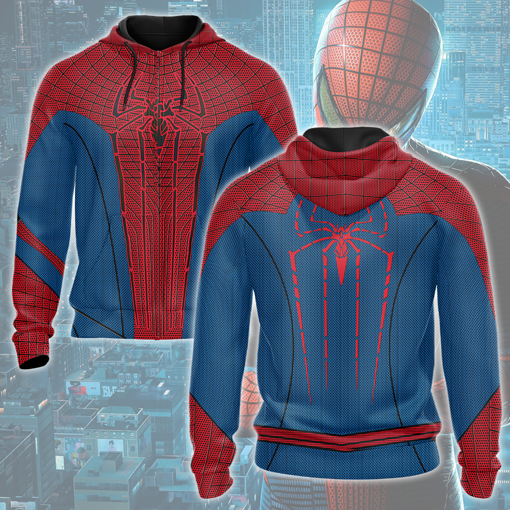 Spider-Man 2 Amazing Suit (Amazing Spider-Man 1 Suit) Cosplay Video Game All Over Printed T-shirt Tank Top Zip Hoodie Pullover Hoodie Hawaiian Shirt Beach Shorts Joggers Zip Hoodie