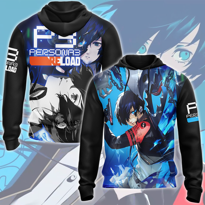 Persona 3 Reload Video Game All Over Printed T-shirt Tank Top Zip Hoodie Pullover Hoodie Hawaiian Shirt Beach Shorts Joggers Zip Hoodie