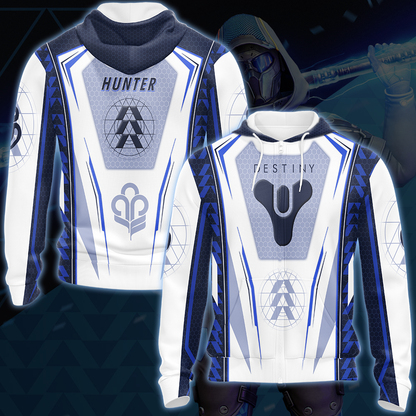 Destiny Hunter Video Game All Over Printed T-shirt Tank Top Zip Hoodie Pullover Hoodie Hawaiian Shirt Beach Shorts Joggers Zip Hoodie