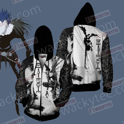 Death Note - Ryuk Unisex 3D T-shirt Zip Hoodie