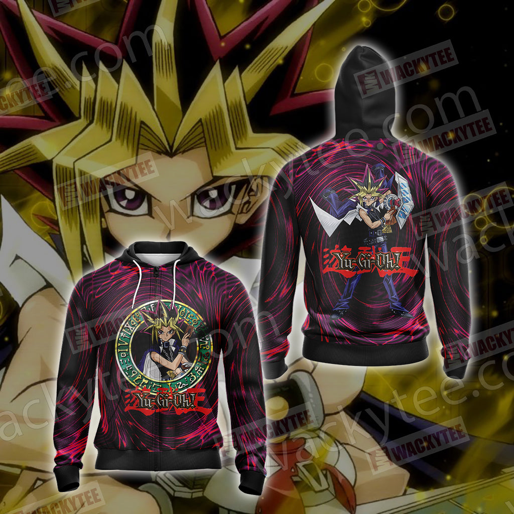 Yu Gi Oh! Yami Yugi New Unisex 3D T-shirt Zip Hoodie