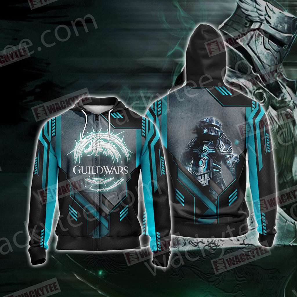 Guild Wars 2 - Guardian Unisex 3D T-shirt Zip Hoodie